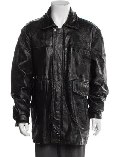 Pre-owned Vintage - Unbranded Utility Jacket In Black