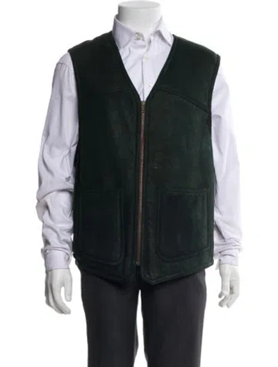 Pre-owned Vintage - Unbranded Vest In Green