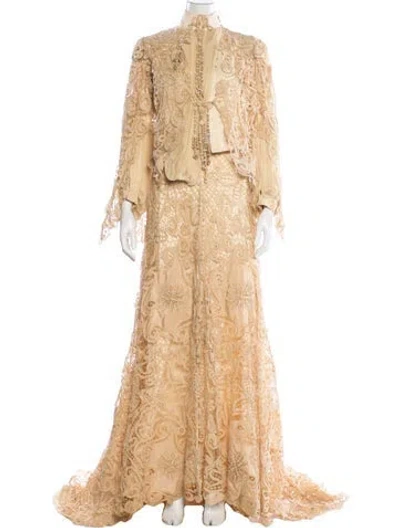 Pre-owned Vintage - Unbranded Vintage 1910's Skirt Set In Neutral
