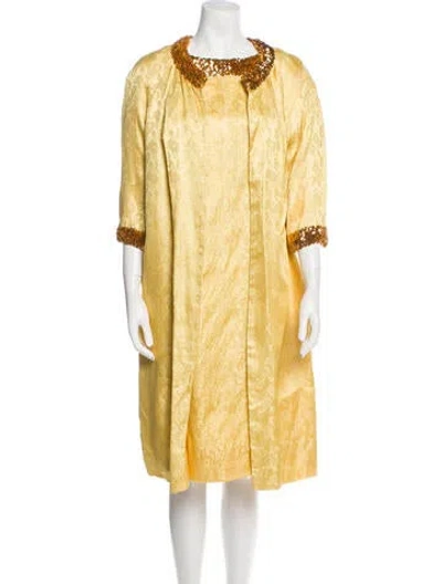 Pre-owned Vintage - Unbranded Vintage 1950's Dress Set In Yellow