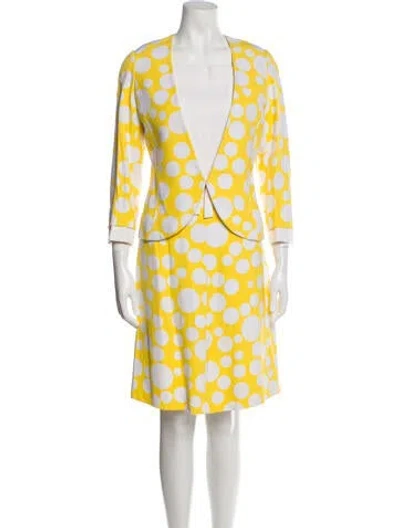 Pre-owned Vintage - Unbranded Vintage 1950's Dress Set In Yellow