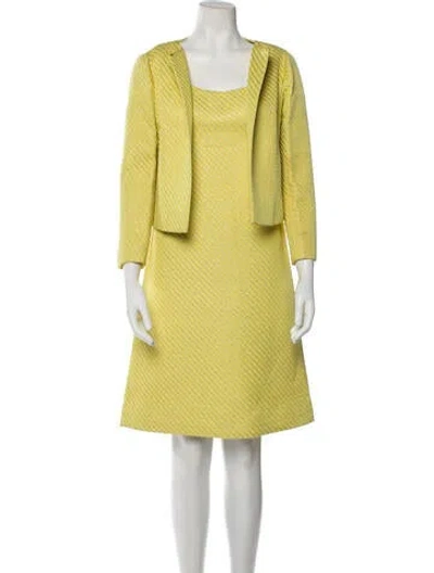 Pre-owned Vintage - Unbranded Vintage 1950's Dress Set In Yellow