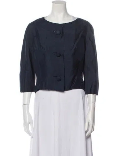 Pre-owned Vintage - Unbranded Vintage 1950's Evening Jacket In Blue