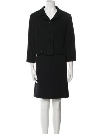 Pre-owned Vintage - Unbranded Vintage 1950's Skirt Suit In Black