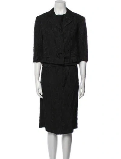 Pre-owned Vintage - Unbranded Vintage 1960's Dress Set In Black