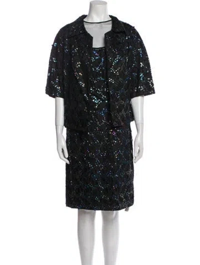 Pre-owned Vintage - Unbranded Vintage 1960's Dress Set In Black