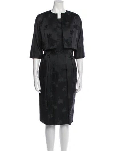 Pre-owned Vintage - Unbranded Vintage 1960's Dress Set In Black