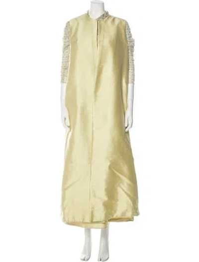 Pre-owned Vintage - Unbranded Vintage 1960's Dress Set In Yellow
