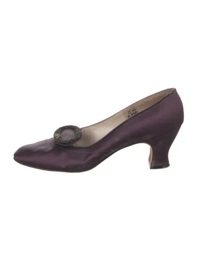 Pre-owned Vintage - Unbranded Vintage 1960's Pumps In Purple