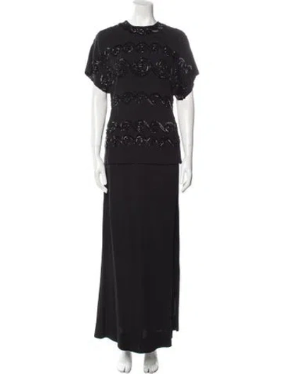 Pre-owned Vintage - Unbranded Vintage 1960's Skirt Set In Black