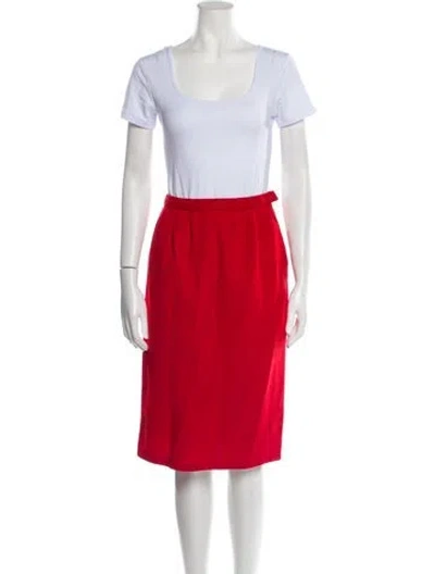 Pre-owned Vintage - Unbranded Vintage 1960's Skirt Suit In Red