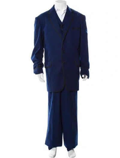 Pre-owned Vintage - Unbranded Vintage 1960's Three-piece Blazer In Blue