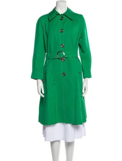 Pre-owned Vintage - Unbranded Vintage 1960's Trench Coat In Green