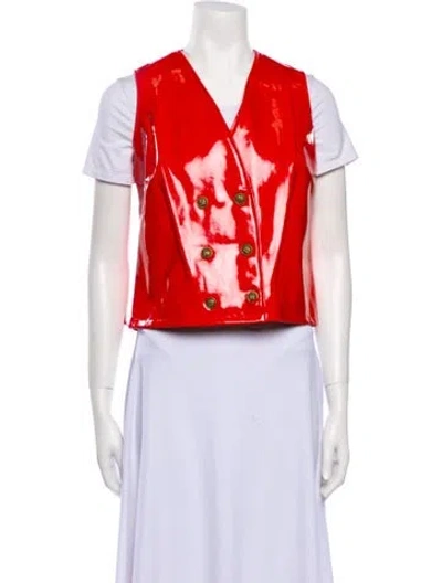 Pre-owned Vintage - Unbranded Vintage 1960's Vest In Red