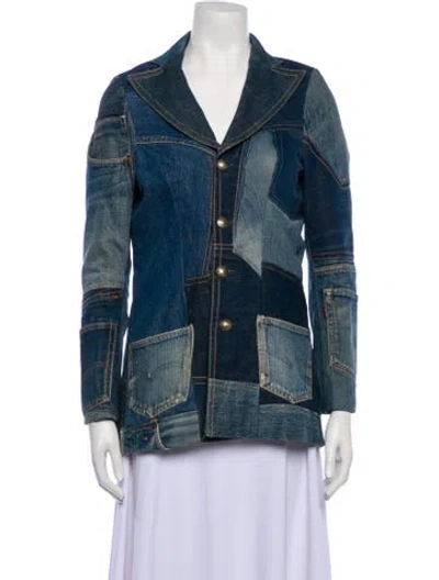 Pre-owned Vintage - Unbranded Vintage 1970's Denim Jacket In Blue