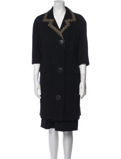 Pre-owned Vintage - Unbranded Vintage 1970's Dress Set In Black