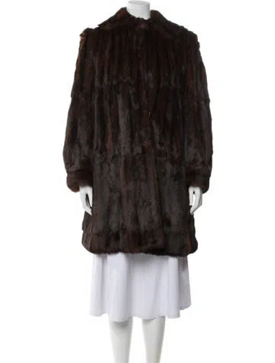 Pre-owned Vintage - Unbranded Vintage 1970's Fur Coat In Brown
