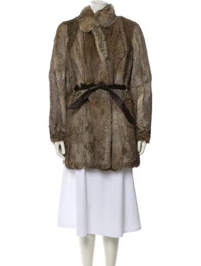 Pre-owned Vintage - Unbranded Vintage 1970's Fur Jacket In Brown