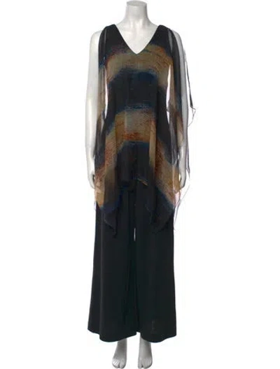 Pre-owned Vintage - Unbranded Vintage 1970's Jumpsuit In Black