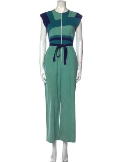 Pre-owned Vintage - Unbranded Vintage 1970's Jumpsuit In Blue