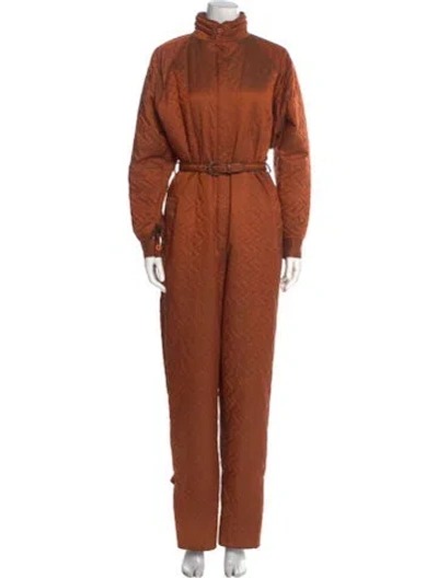 Pre-owned Vintage - Unbranded Vintage 1970's Jumpsuit In Orange