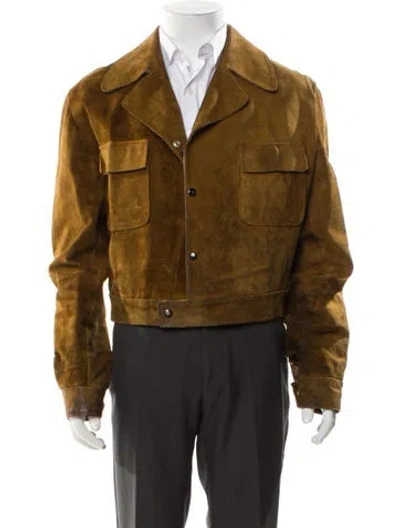 Pre-owned Vintage - Unbranded Vintage 1970's Moto Jacket In Brown