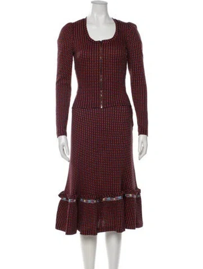 Pre-owned Vintage - Unbranded Vintage 1970's Skirt Set In Multi