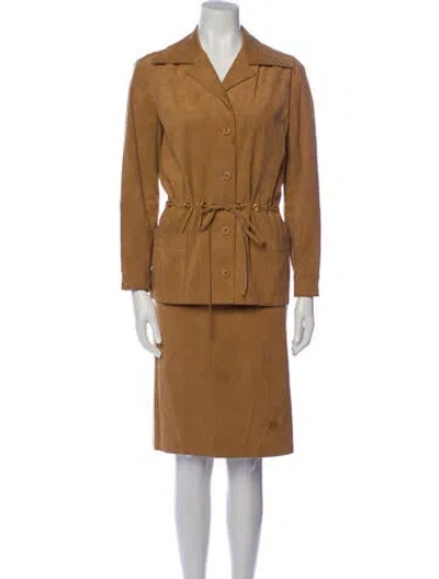 Pre-owned Vintage - Unbranded Vintage 1970's Skirt Set In Neutral