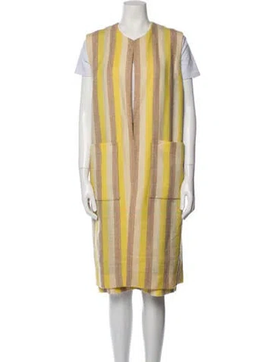 Pre-owned Vintage - Unbranded Vintage 1970's Skirt Set In Yellow