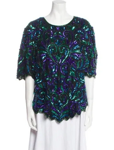 Pre-owned Vintage - Unbranded Vintage 1980's Blouse In Black