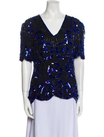 Pre-owned Vintage - Unbranded Vintage 1980's Blouse In Black