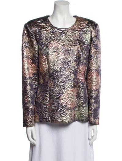 Pre-owned Vintage - Unbranded Vintage 1980's Blouse In Purple