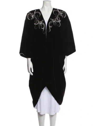 Pre-owned Vintage - Unbranded Vintage 1980's Coat In Black