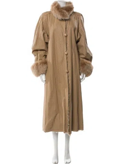 Pre-owned Vintage - Unbranded Vintage 1980's Coat In Neutral