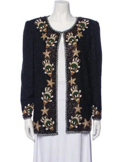 Pre-owned Vintage - Unbranded Vintage 1980's Evening Jacket In Black