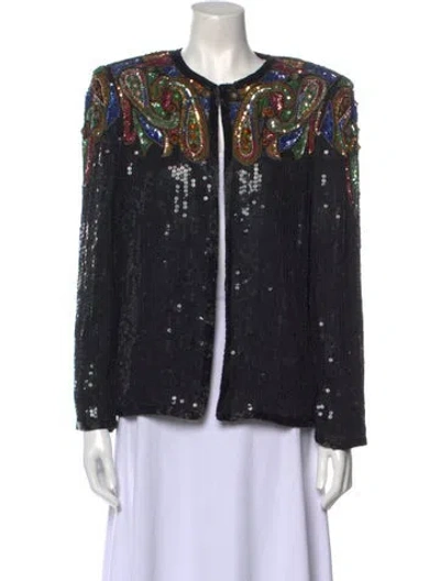 Pre-owned Vintage - Unbranded Vintage 1980's Evening Jacket In Black