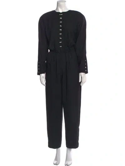 Pre-owned Vintage - Unbranded Vintage 1980's Jumpsuit In Black