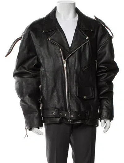 Pre-owned Vintage - Unbranded Vintage 1980's Moto Jacket In Black