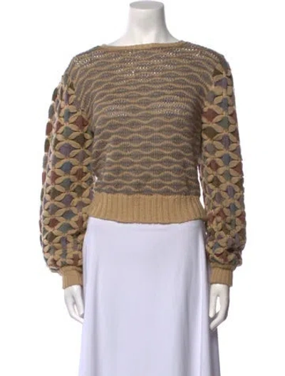 Pre-owned Vintage - Unbranded Vintage 1980's Sweater In Brown