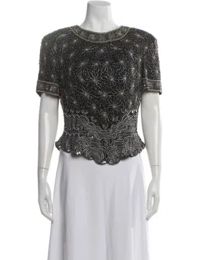 Pre-owned Vintage - Unbranded Vintage 1980's Top In Black