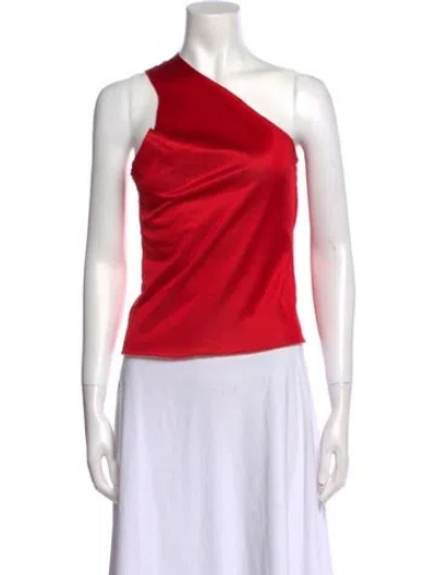 Pre-owned Vintage - Unbranded Vintage 1980's Top In Red
