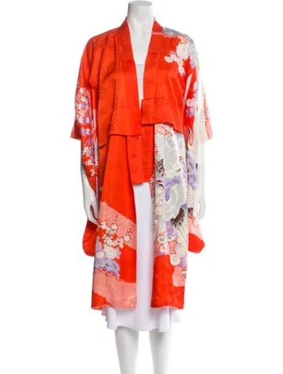 Pre-owned Vintage - Unbranded Vintage 1990's Coat In Orange