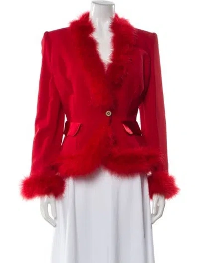 Pre-owned Vintage - Unbranded Vintage 1990's Evening Jacket In Red