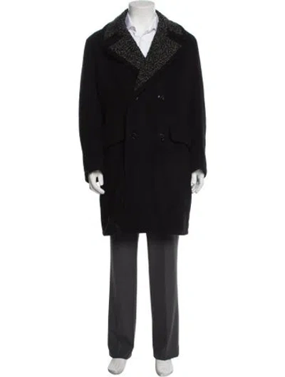 Pre-owned Vintage - Unbranded Vintage 1990's Overcoat In Black