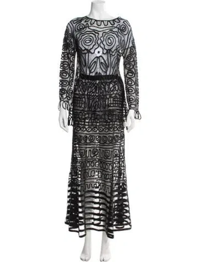 Pre-owned Vintage - Unbranded Vintage 1990's Skirt Set In Black