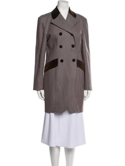 Pre-owned Vintage - Unbranded Vintage 1990's Trench Coat In Gray