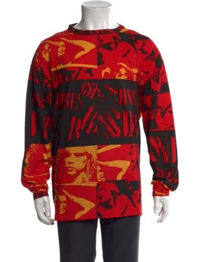 Pre-owned Vintage - Unbranded Vintage 1993 Henley W/ Tags In Red