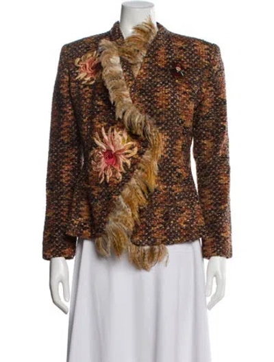 Pre-owned Vintage - Unbranded Vintage 2000's Evening Jacket In Brown