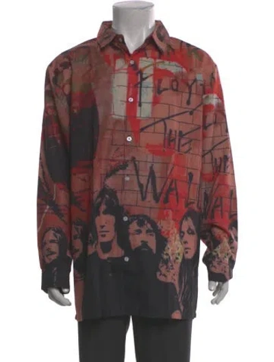 Pre-owned Vintage - Unbranded Vintage 2000's Shirt In Red