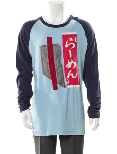 Pre-owned Vintage - Unbranded Vintage 2000's T-shirt In Blue